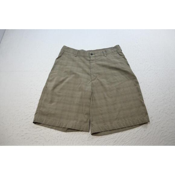 Nike Golf Shorts Dri Fit Performance Plaid Flat Athletic Stretch Mens Size 34 - Picture 3 of 6